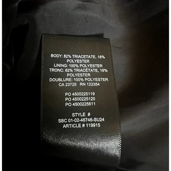 NWT Babaton Aritzia Insider Strapless Top Black Size 6 Womens - Picture 4 of 9